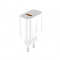 Foneng Сетевое зарядное устройство Foneng EU46 QC3.0 Charger (1USBх3A) White (EU46-CH-TC) + кабель USB Type C