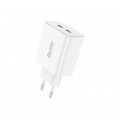 Foneng Мережевий зарядний пристрій Foneng EU50 PD35W Fast Charger (2USBх3A) White (EU50-CH)