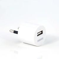 Сетевое зарядное устройство Remax U1 RMT-5288 Drum (EU) (1USB 1А) White (6954851226277)