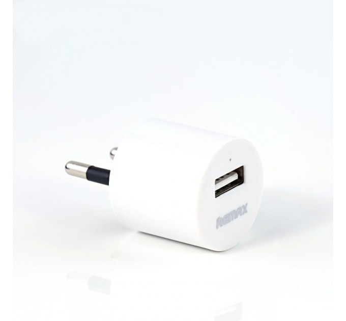 Сетевое зарядное устройство Remax U1 RMT-5288 Drum (EU) (1USB 1А) White (6954851226277)