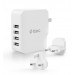 Ttec Сетевое зарядное устройство Ttec Quattro Traveler 4хUSB 5.1A/25Вт White (2SC02BUK)