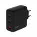 Ttec Сетевое зарядное устройство Ttec SmartCharger Trio GAN 2хUSB-C/USB-A /120Вт Black (2SCG04S)