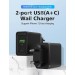 Vention Сетевое зарядное устройство Vention USB Type C + QC4.0 (18-20W) Black (FBBB0-EU)