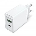 Vention Сетевое зарядное устройство Vention USB Type C + QC4.0 (18-20W) White (FBBW0-EU)