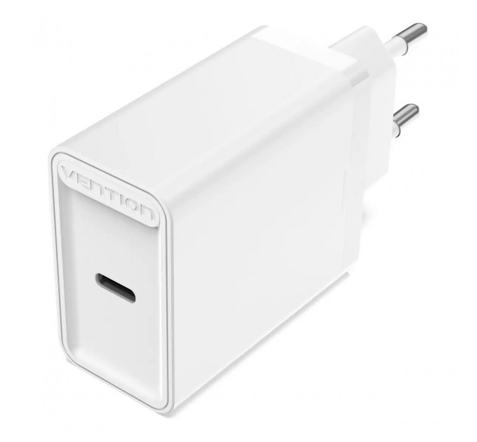 Vention Сетевое зарядное устройство Vention USB Type C + QC4.0 (20W) White (FADW0-EU)
