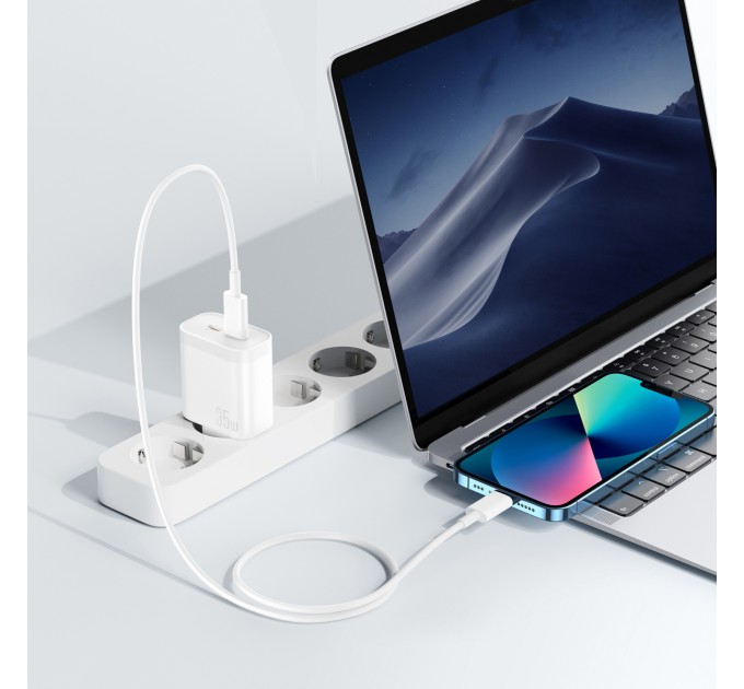 XO Сетевое зарядное устройство XO L105 (2USB-С, 3А) PD White (L105.white)