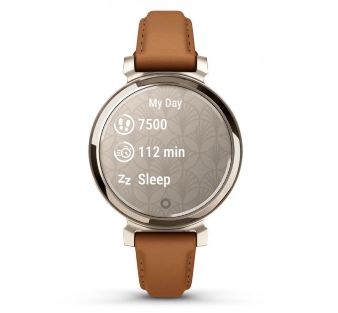 Garmin Смарт-годинник Garmin Lily 2 Cream Gold with Tan Leather Band (010-02839-60)