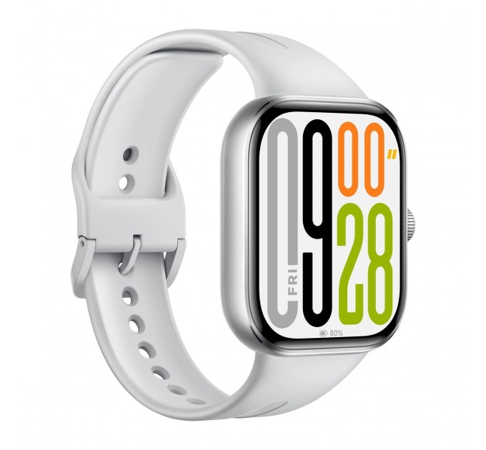 Смарт-часы Xiaomi Redmi Watch 5 Silver Gray (BHR9381GL); 2.07" (514х432) AMOLED сенсорный / Bluetooth 5.3 / GPS, Beidou, Galileo, GLONASS, QZSS / 47.5 х 41.1 х 11.3 мм, 33.5 г / 5 АТМ / 550 мАч / серый