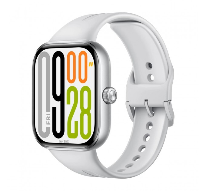 Смарт-часы Xiaomi Redmi Watch 5 Silver Gray (BHR9381GL); 2.07" (514х432) AMOLED сенсорный / Bluetooth 5.3 / GPS, Beidou, Galileo, GLONASS, QZSS / 47.5 х 41.1 х 11.3 мм, 33.5 г / 5 АТМ / 550 мАч / серый