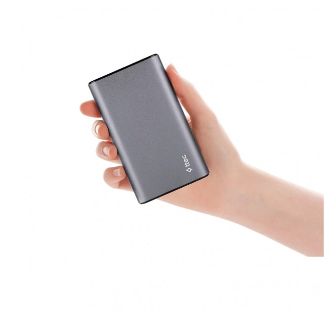 Ttec Универсальная мобильная батарея Ttec 15000mAh ReCharger Pro LCD PD 65W Space Gray (2BB216UG)