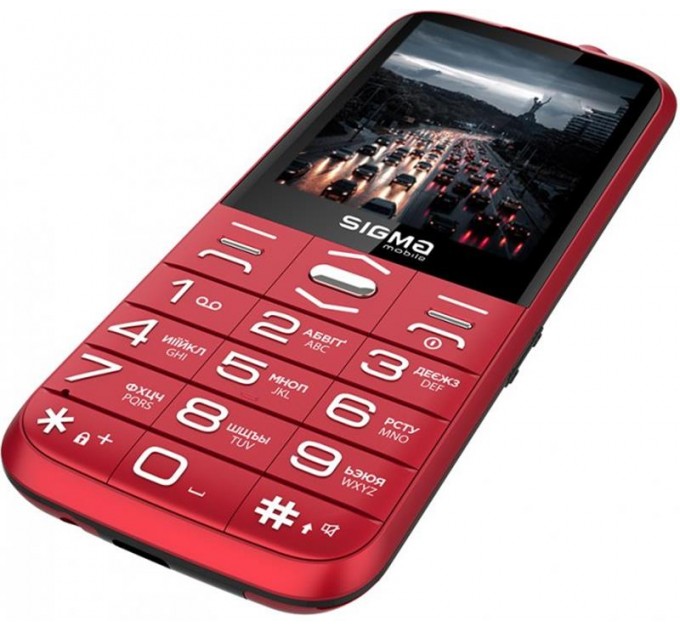 Sigma mobile Мобільний телефон Sigma mobile Comfort 50 Grace Dual Sim Red