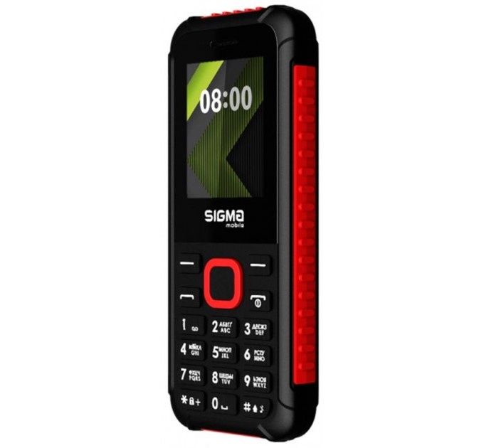 Sigma mobile Мобiльний телефон Sigma mobile X-style 18 Track Dual Sim Black/Red