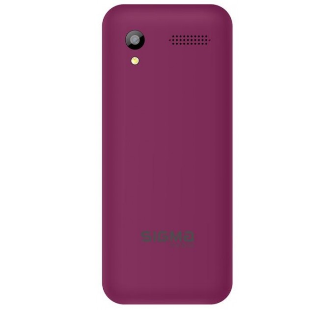Sigma mobile Мобильный телефон Sigma mobile X-style 31 Power Type-C Dual Sim Purple; 2.8" (320х240) TN / кнопочный моноблок / MediaTek MTK6261 / microSD до 32 ГБ / камера 0.3 Мп / 2G (GSM) / Bluetooth / 130х57х13 мм, 127 г / 3100 мАч / фиолетовый