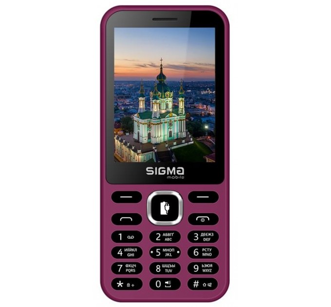 Sigma mobile Мобильный телефон Sigma mobile X-style 31 Power Type-C Dual Sim Purple; 2.8" (320х240) TN / кнопочный моноблок / MediaTek MTK6261 / microSD до 32 ГБ / камера 0.3 Мп / 2G (GSM) / Bluetooth / 130х57х13 мм, 127 г / 3100 мАч / фиолетовый