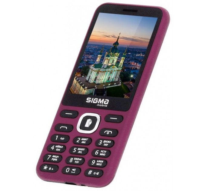 Sigma mobile Мобильный телефон Sigma mobile X-style 31 Power Type-C Dual Sim Purple; 2.8" (320х240) TN / кнопочный моноблок / MediaTek MTK6261 / microSD до 32 ГБ / камера 0.3 Мп / 2G (GSM) / Bluetooth / 130х57х13 мм, 127 г / 3100 мАч / фиолетовый