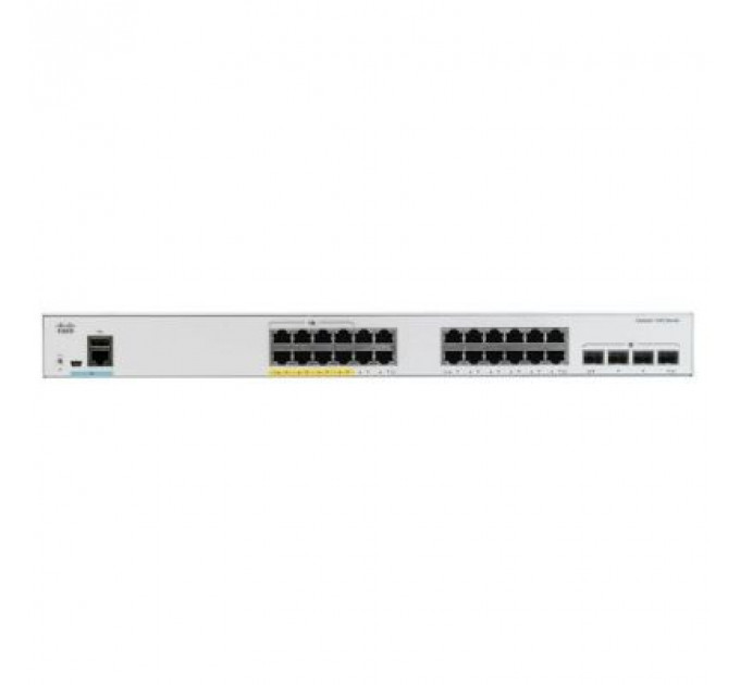 Комутатор мережевий Cisco C1000-24T-4X-L-RF
