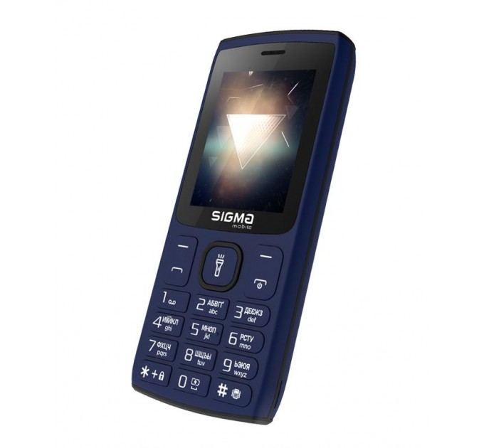 Sigma mobile Мобiльний телефон Sigma mobile X-style 34 NRG Type-C Dual Sim Blue