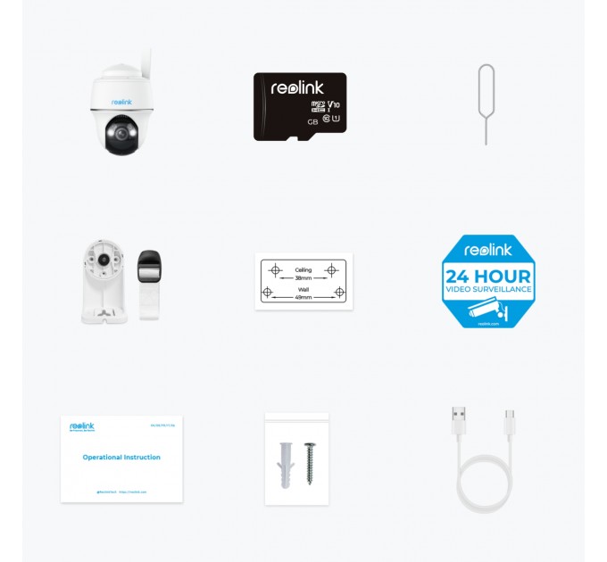 Reolink IP камера Reolink Go Series G430 (Go PT Plus) Без солнечной панели