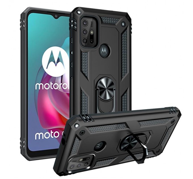 BeCover Чeхол-накладка BeCover Military для Motorola Moto G10/G10 Power/G20/G30 Black (706634)