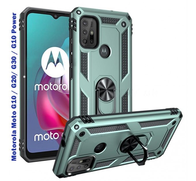 BeCover Чeхол-накладка BeCover Military для Motorola Moto G10/G10 Power/G20/G30 Dark Green (707107)