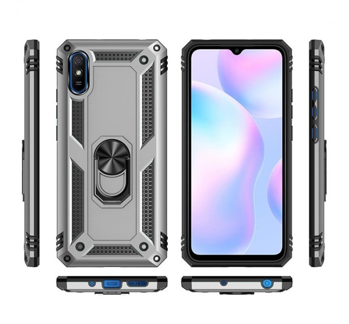 BeCover Чeхол-накладка BeCover Military для Xiaomi Redmi 9A Silver (705577)