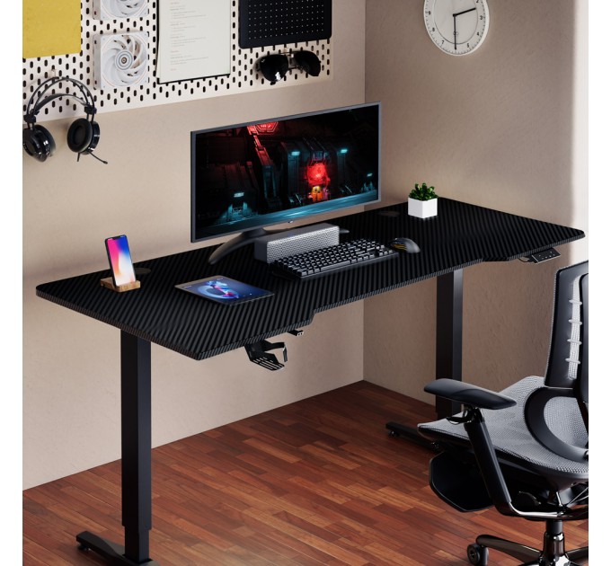 1stPlayer Геймерський стіл 1stPlayer Moto-E 1675 Black
