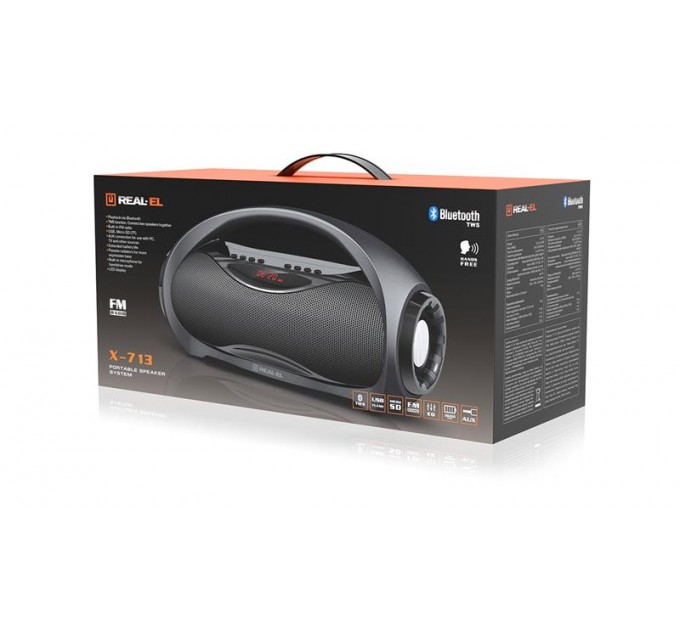 REAL-EL Акустична система REAL-EL X-713 Black