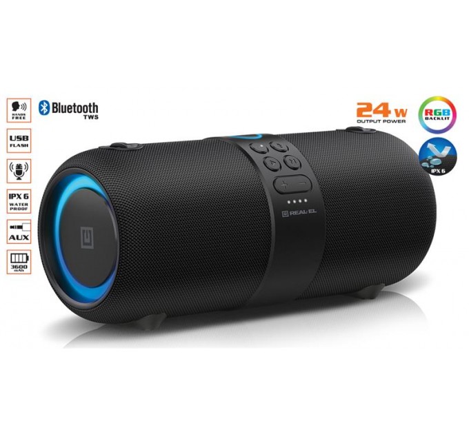 REAL-EL Акустическая система REAL-EL X-735 Black