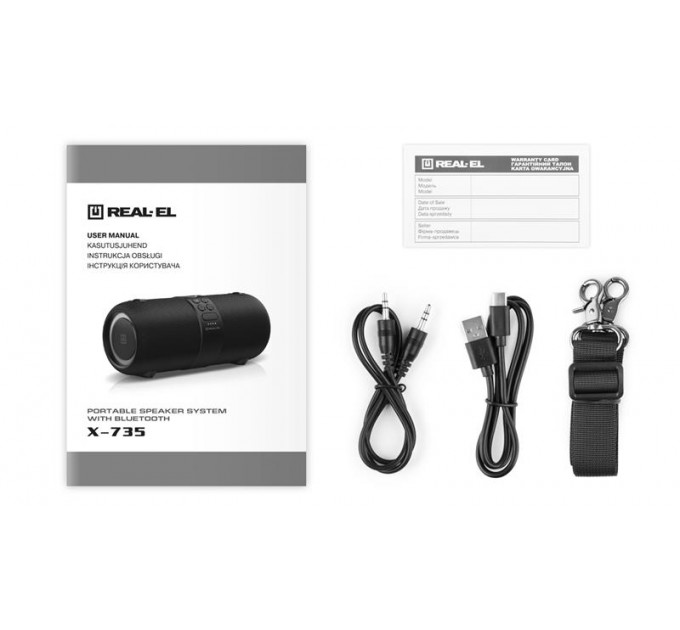 REAL-EL Акустическая система REAL-EL X-735 Black