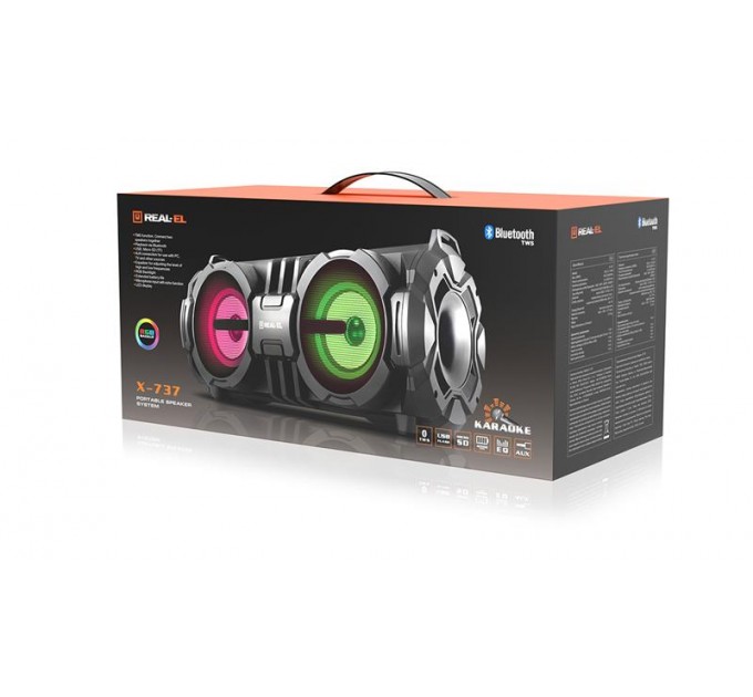 REAL-EL Акустична система REAL-EL X-737 Black