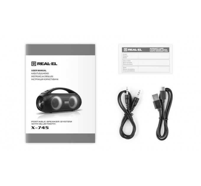 REAL-EL Акустична система REAL-EL X-745 Black