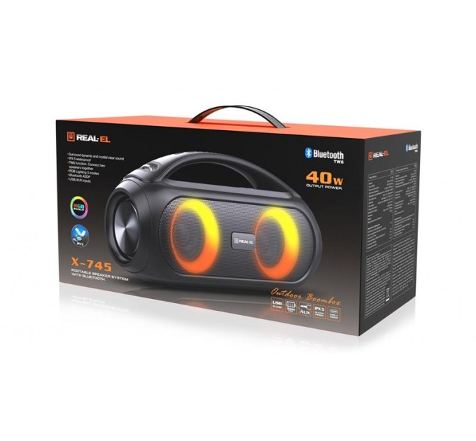 REAL-EL Акустична система REAL-EL X-745 Black