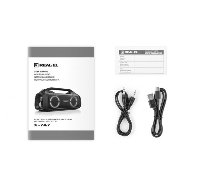 REAL-EL Акустична система REAL-EL X-747 Black