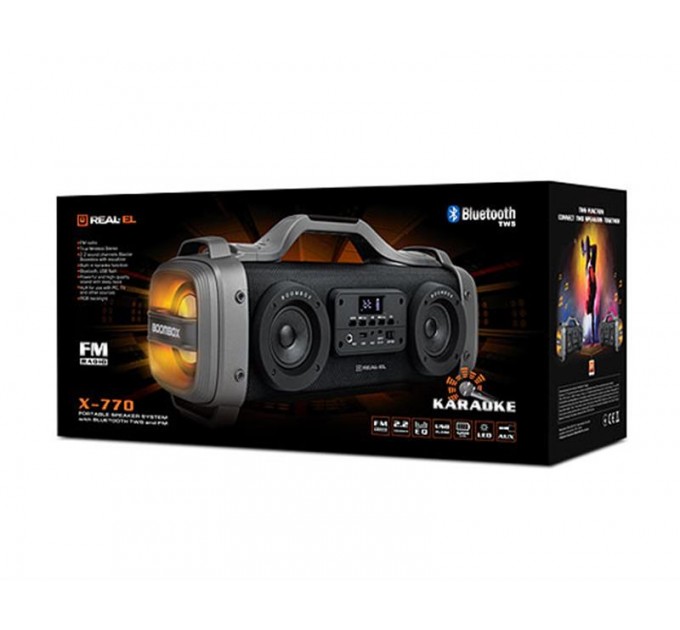 REAL-EL Акустична система REAL-EL X-770 Black