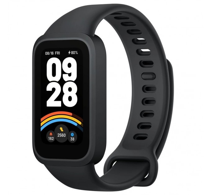 Xiaomi Фитнес-браслет Xiaomi Mi Smart Band 9 Active Black (BHR9444GL); 1.47" (320x172) TFT сенсорный / Bluetooth 5.3 / 5 ATM / 300 мАч / 45.9 x 26.94 x 9.99 мм, 29.7 г / черный