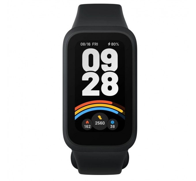 Xiaomi Фитнес-браслет Xiaomi Mi Smart Band 9 Active Black (BHR9444GL); 1.47" (320x172) TFT сенсорный / Bluetooth 5.3 / 5 ATM / 300 мАч / 45.9 x 26.94 x 9.99 мм, 29.7 г / черный