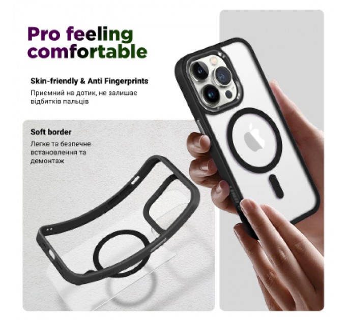 Armorstandart Чохол до мобільного телефона Armorstandart Unit MagSafe Samsung S25 Plus Black (ARM82263)