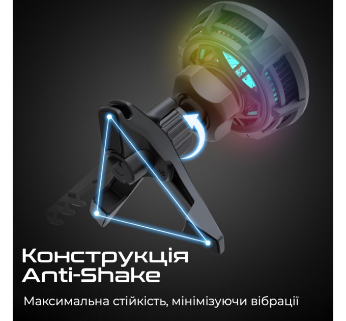 Promate Бездротовий зарядний пристрій Promate MagChill-Ga MagSafe Black (magchill-ga)