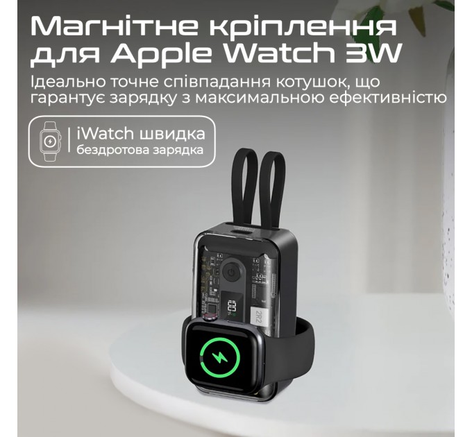 Універсальна мобільна батарея Promate Mavrix 10000mAh 35W Black (mavrix.black)