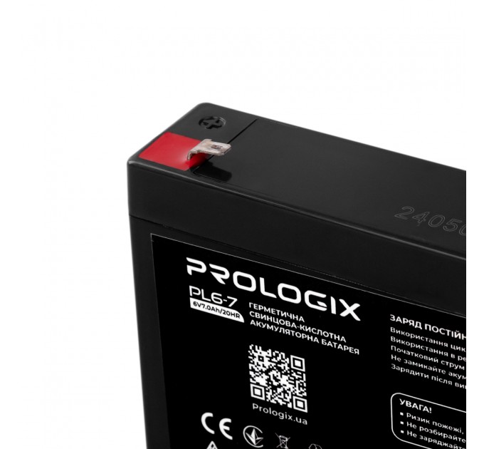 Prologix Акумуляторна батарея Prologix 6V 7AH (PL6-7) AGM