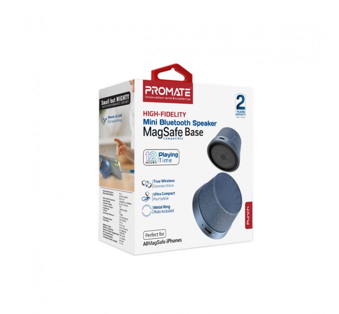 Promate Акустична система Promate Punch 3W Navy (punch.navy)