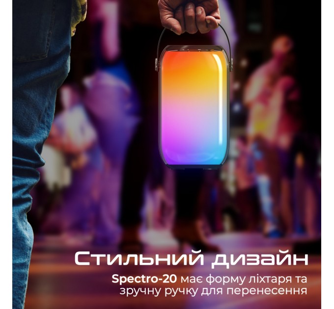 Promate Акустична система Promate Spectro-20 20W Black (spectro-20)