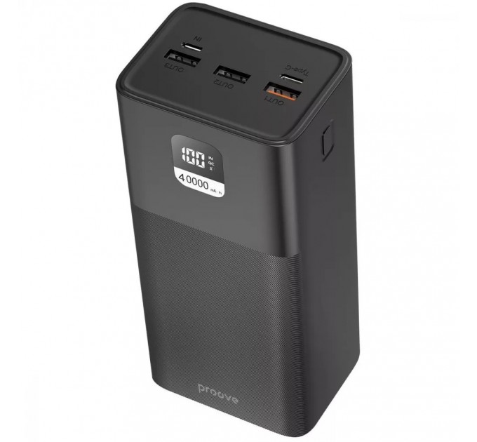 Універсальна мобільна батарея Proove Giant 100W 40000mAh Black (PBGI99320001)