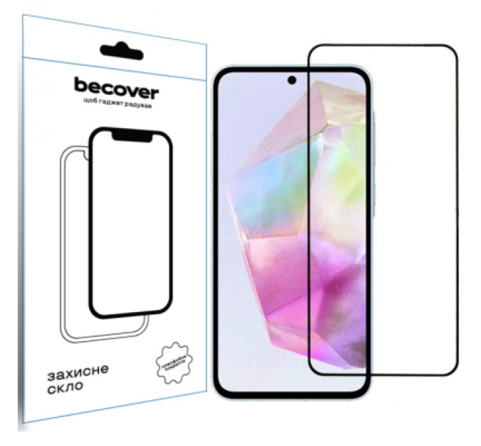 BeCover Скло захисне BeCover Samsung Galaxy A36 SM-A366 Black (712886)