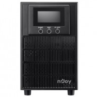 ИБП NJOY Aten Pro 2000 (PWUP-OL200AP-AZ01B), Online, 3 x Schuko, USB, LCD, металл