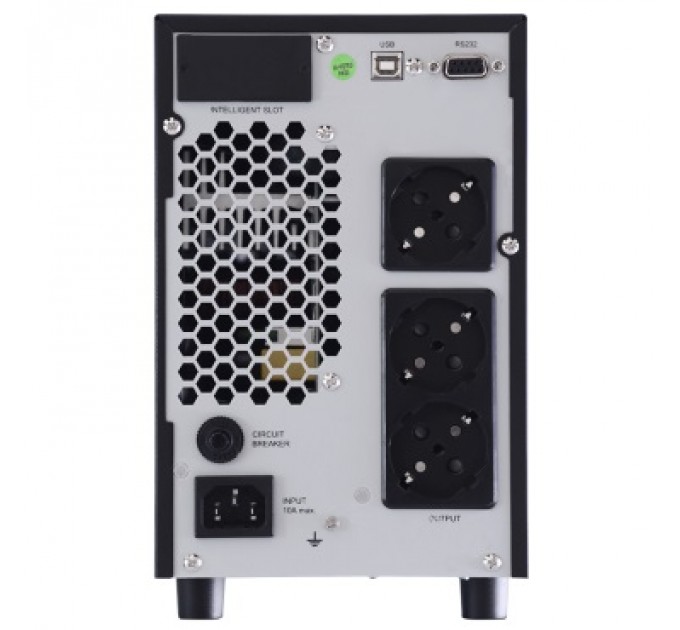 nJoy ИБП NJOY Aten Pro 2000 (PWUP-OL200AP-AZ01B), Online, 3 x Schuko, USB, LCD, металл