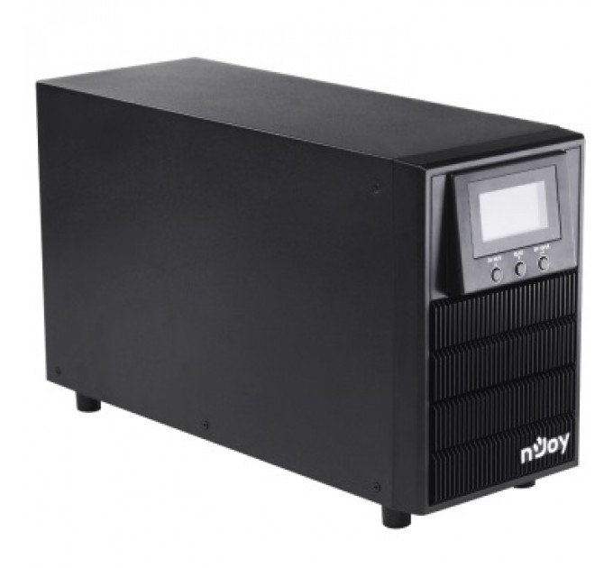nJoy ИБП NJOY Aten Pro 2000 (PWUP-OL200AP-AZ01B), Online, 3 x Schuko, USB, LCD, металл