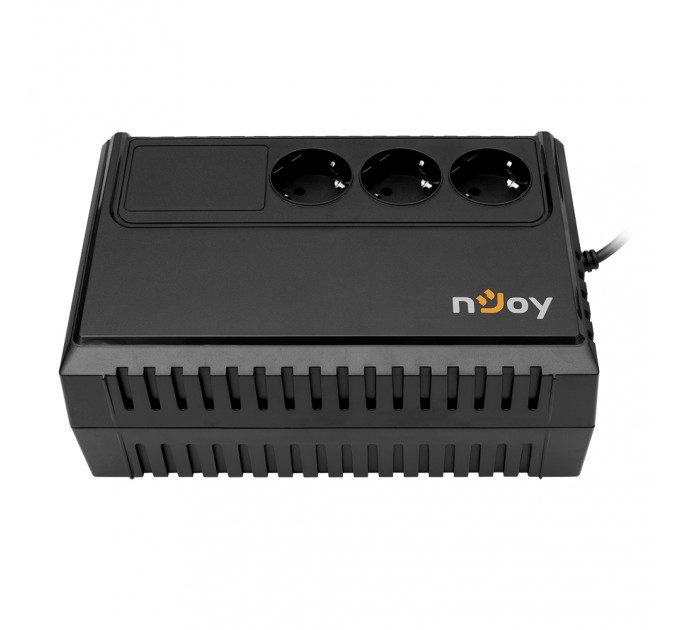 nJoy ИБП NJOY Renton 650 (PWUP-LI065RE-CG01B) Lin.int., AVR, 3 x евро, пластик