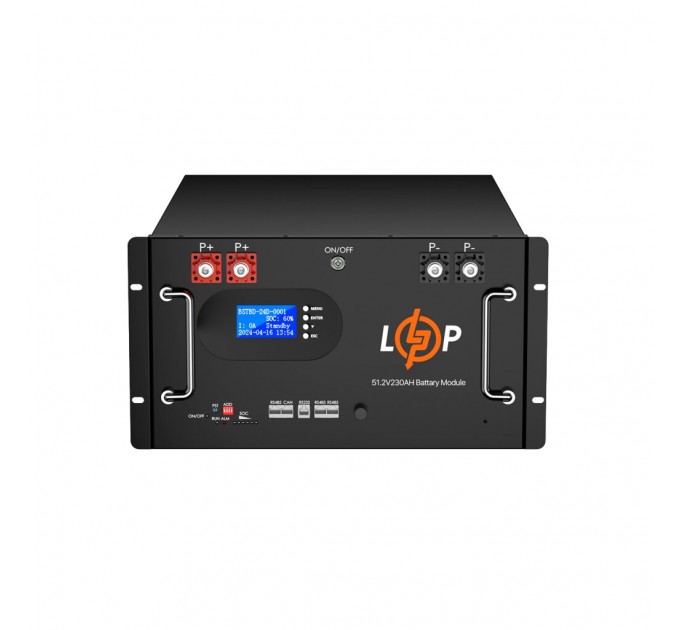 LogicPower Акумуляторна батарея LogicPower 51.2V 230 AH (11776Wh) с LCD RM AB RS485/CAN (Smart BMS 200A) LiFePO4