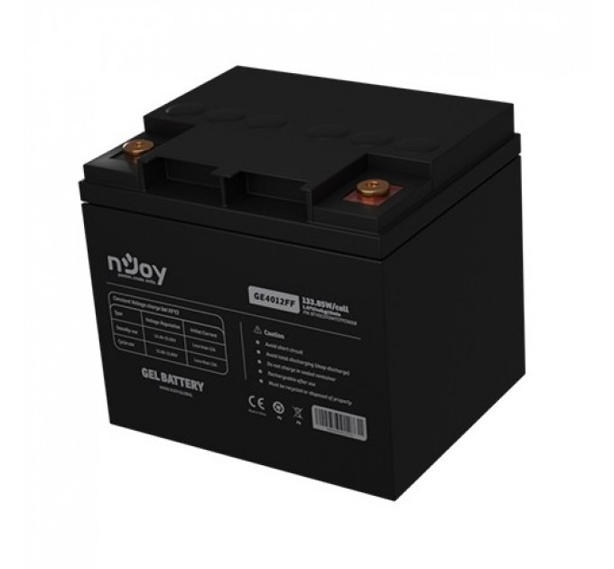 nJoy Акумуляторна батарея Njoy GE4012FF 12V 40AH (BTVGCDTOMTCFFCN01B) GEL